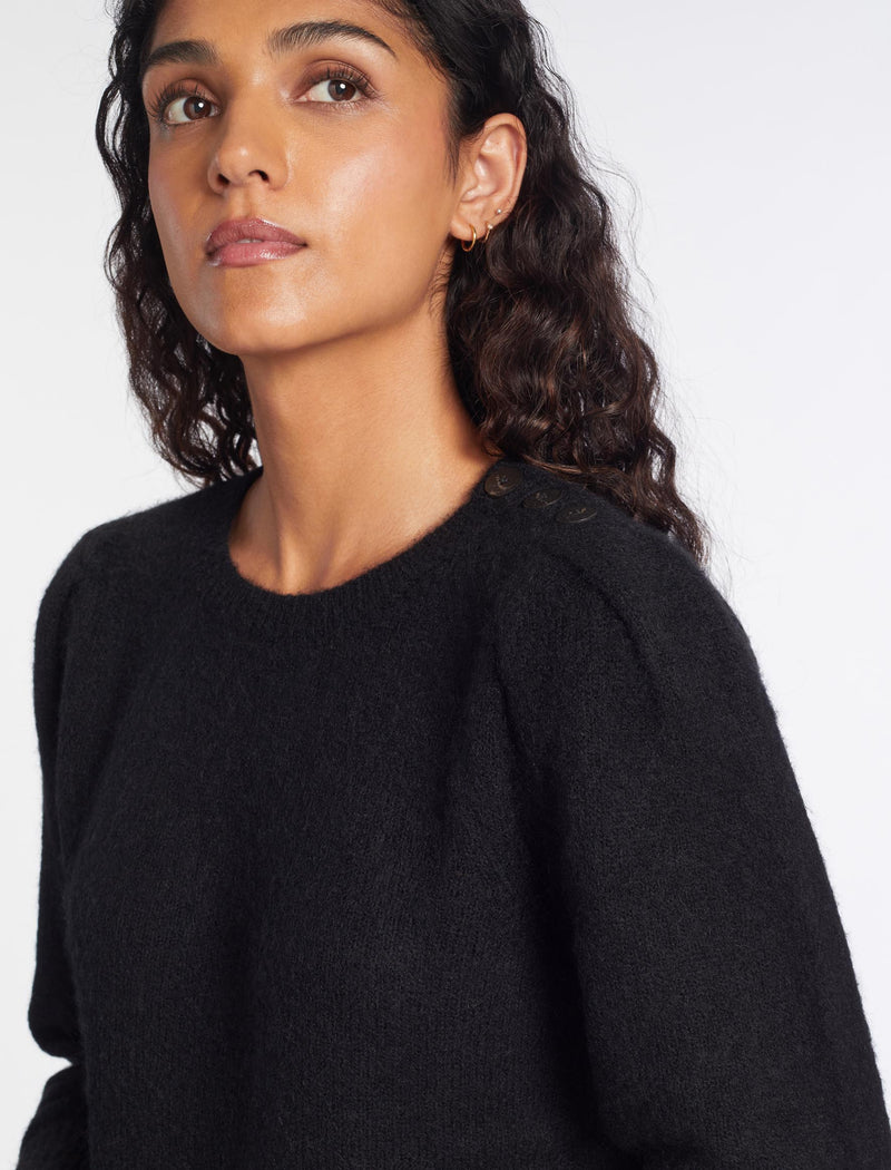 Joss Alpaca Jumper - Black