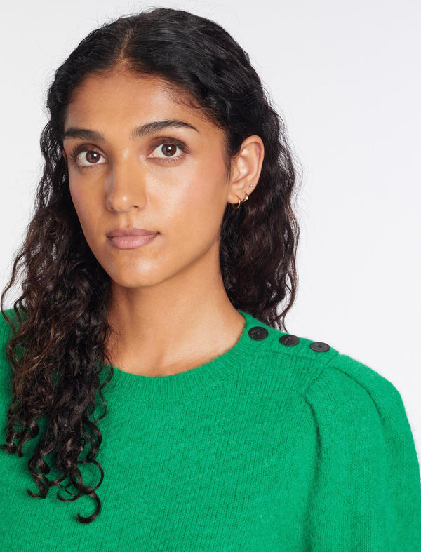 Joss Alpaca Jumper - Emerald Green