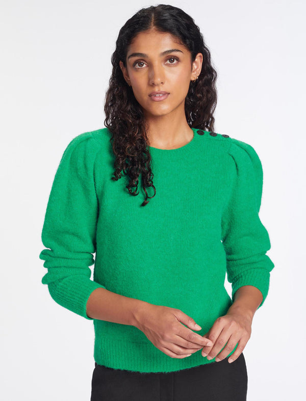 Joss Alpaca Jumper - Emerald Green