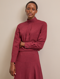 Riley Techni Voile Blouse - Burgundy