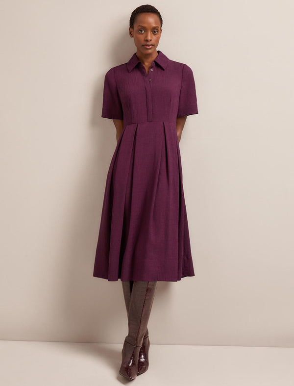 Anya Techni Voile Dress - Lavender