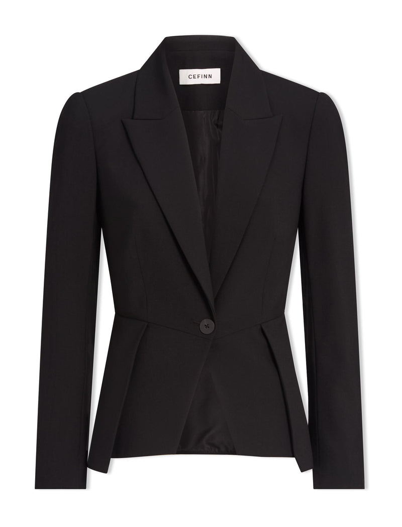 Audrey Wool Jacket - Black