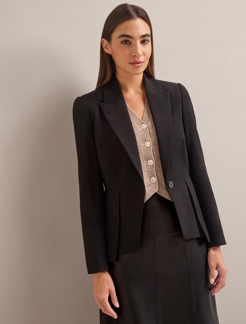 Audrey Wool Jacket - Black