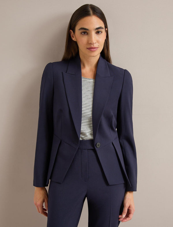 Audrey Wool Jacket - Navy