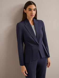 Audrey Wool Jacket - Navy