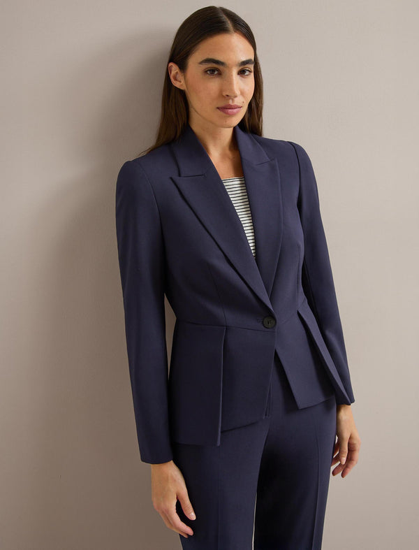 Audrey Wool Jacket - Navy