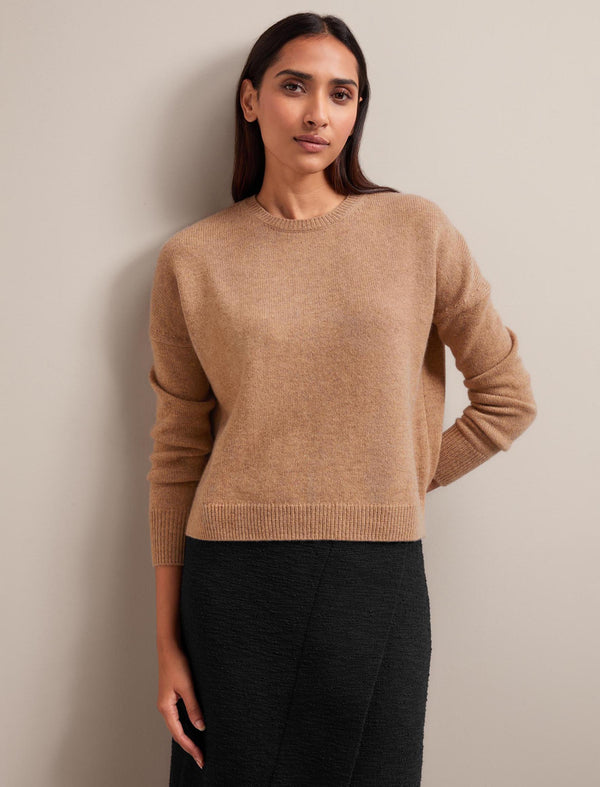 Lainey Cashmere Jumper - Camel