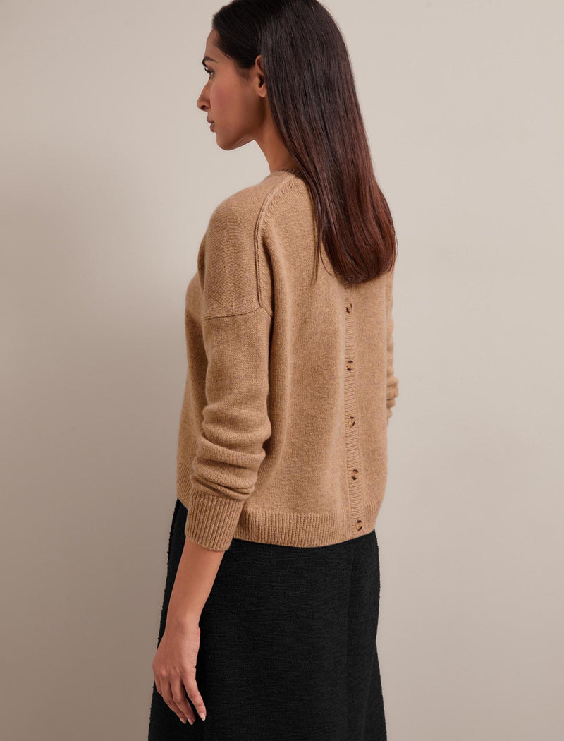 Lainey Cashmere Jumper - Camel