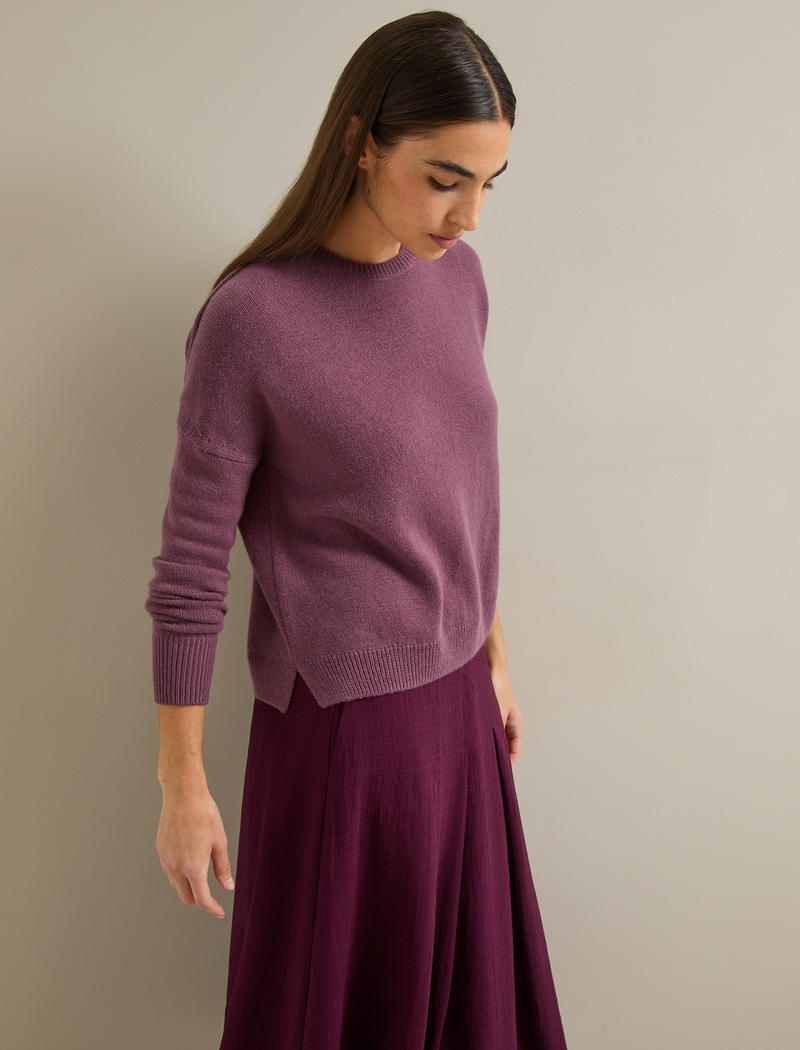 Lainey Cashmere Jumper - Lavender