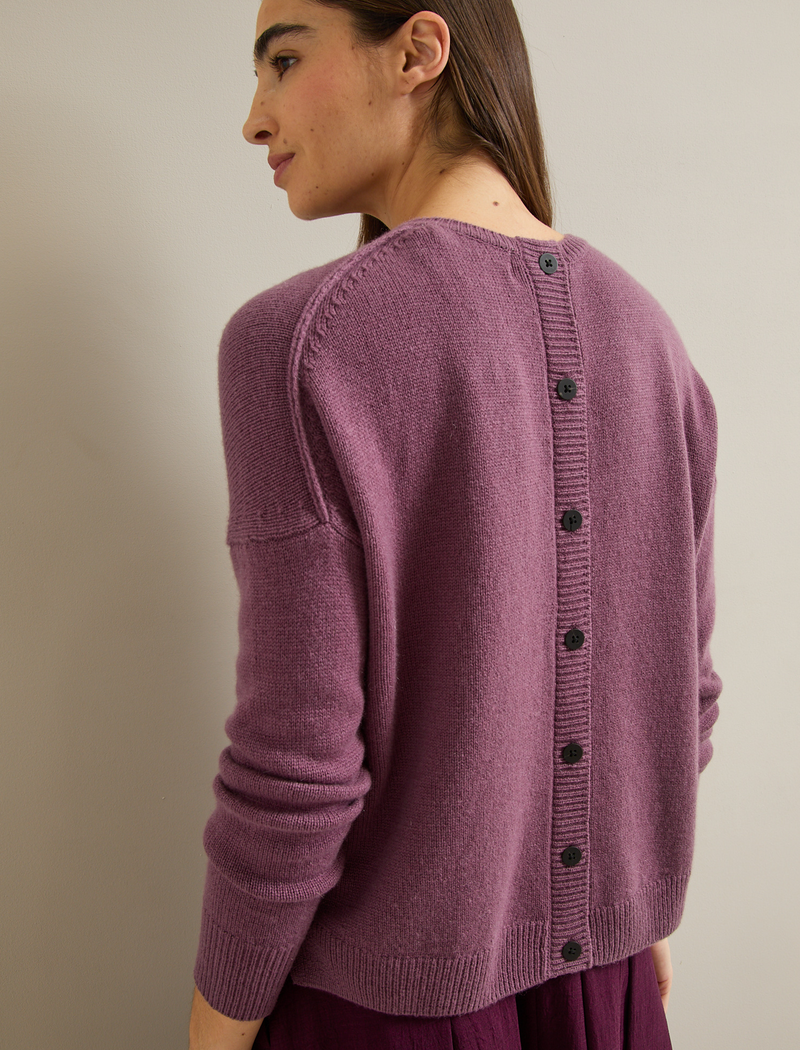 Lainey Cashmere Jumper - Lavender