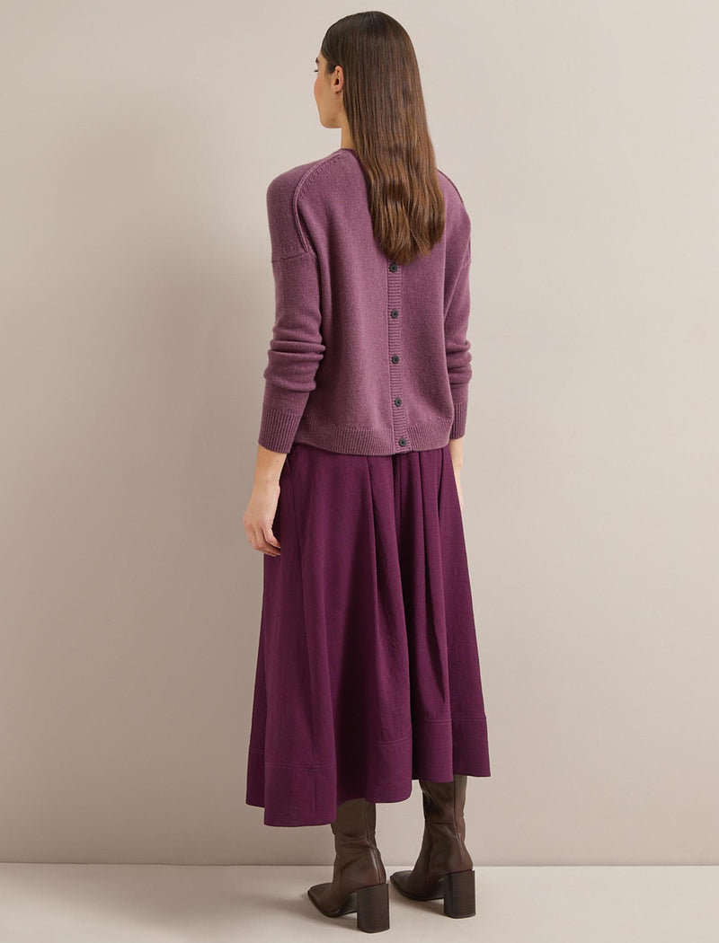 Sophia Techni Voile Maxi Skirt - Lavender