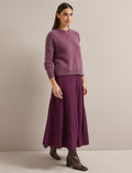 Sophia Techni Voile Maxi Skirt - Lavender