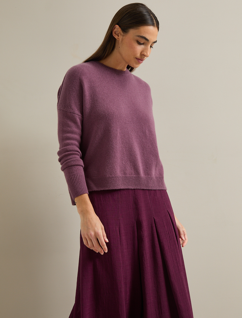 Lainey Cashmere Jumper - Lavender