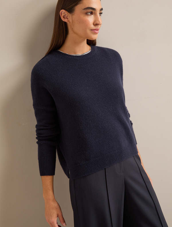 Lainey Cashmere Jumper - Navy