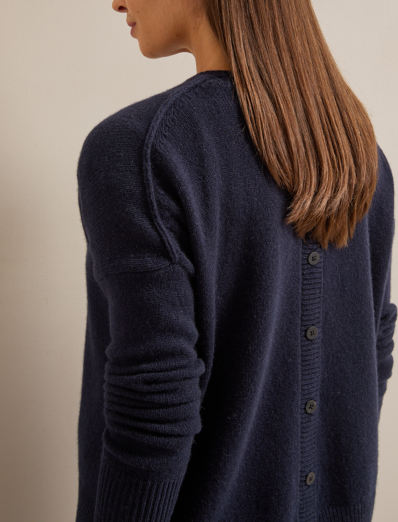 Lainey Cashmere Jumper - Navy