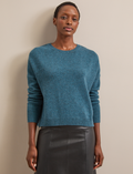 Lainey Cashmere Jumper - Petrol Blue