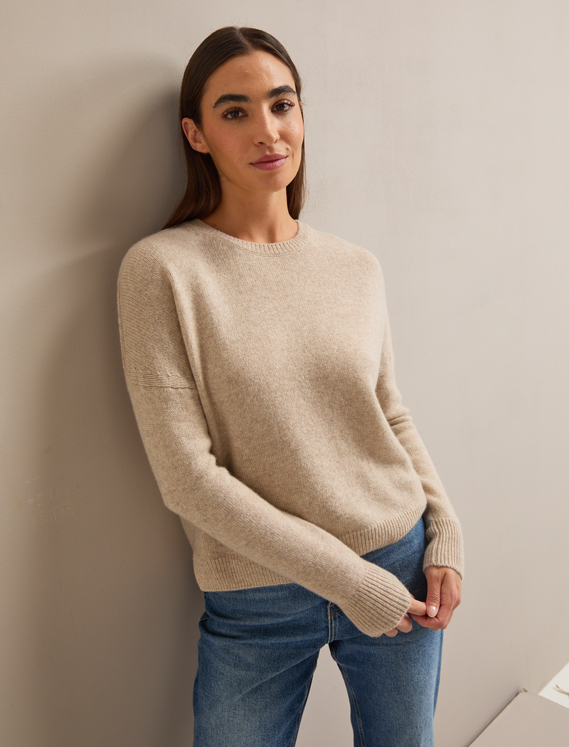 Lainey Cashmere Jumper - Sand