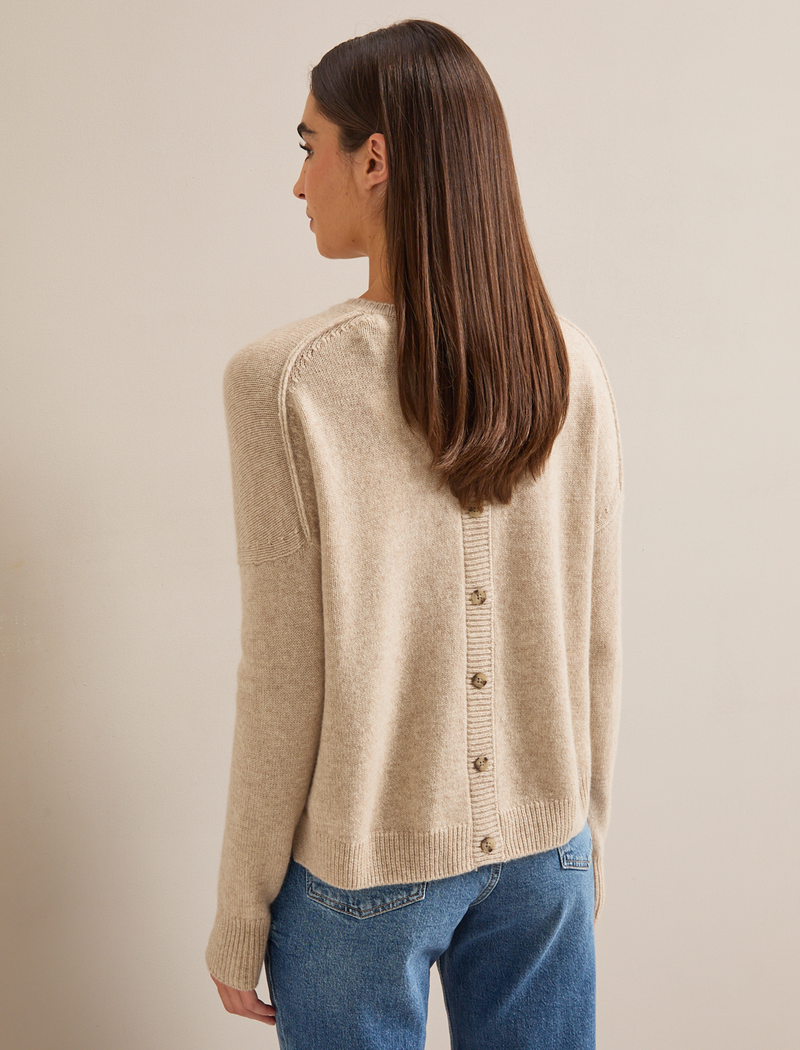Lainey Cashmere Jumper - Sand
