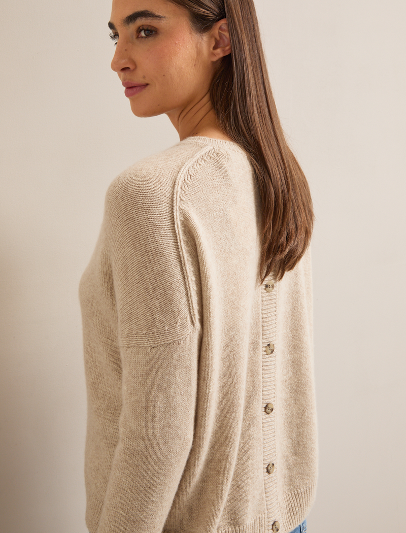 Lainey Cashmere Jumper - Sand