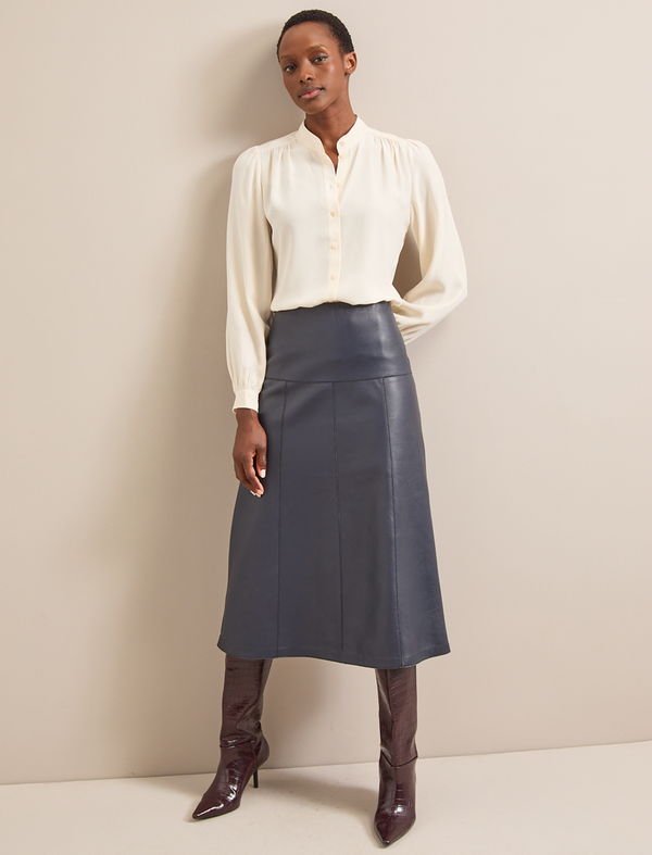 Brenna Silk Shirt - Cream