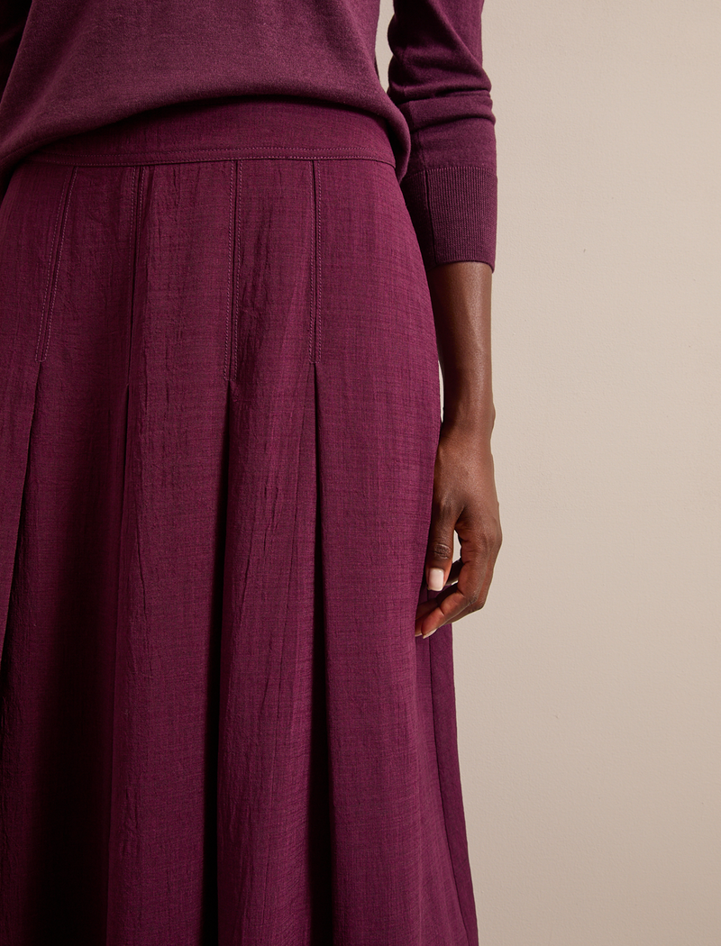 Sophia Techni Voile Maxi Skirt - Lavender