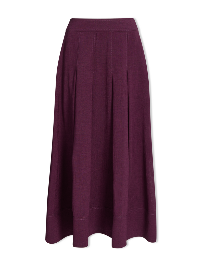Sophia Techni Voile Maxi Skirt - Lavender