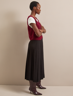 Georgie Techni Voile Maxi Skirt - Black