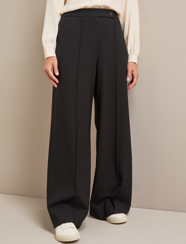 Teo Wool Trouser - Black