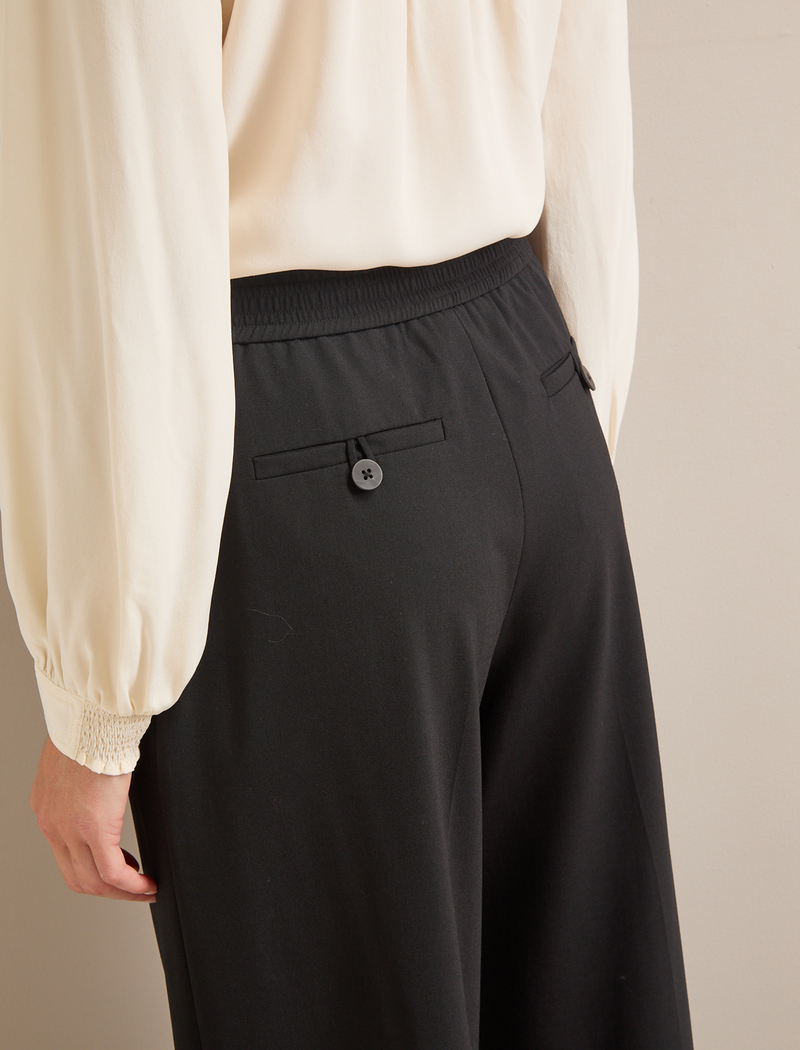 Teo Wool Trouser - Black