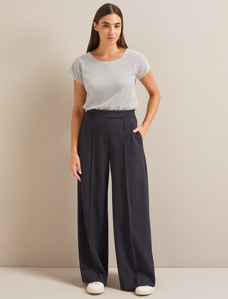 Teo Wool Trouser - Navy