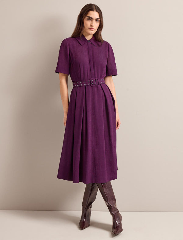 Anya Techni Voile Dress - Lavender
