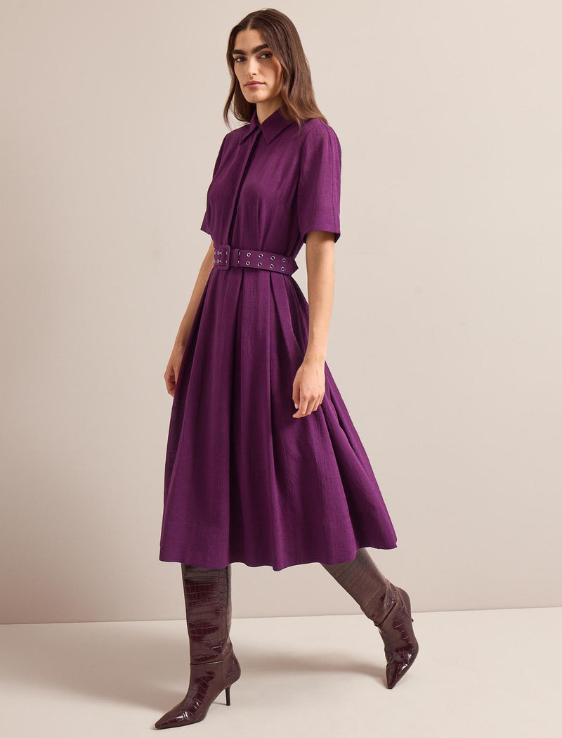 Anya Techni Voile Dress - Lavender