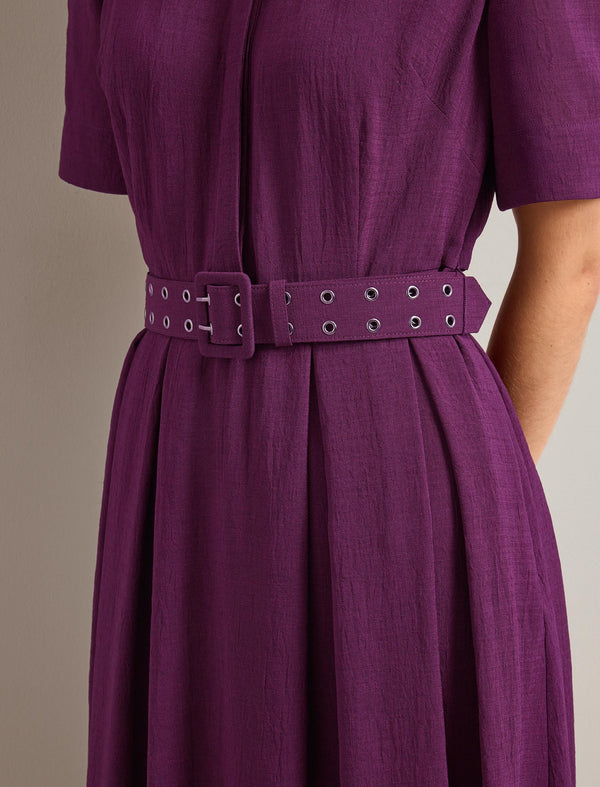 Anya Techni Voile Dress - Lavender