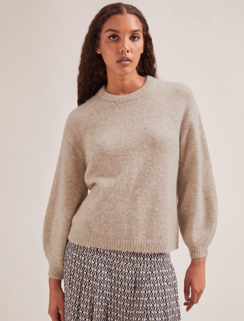 Ryder Alpaca Jumper - Taupe