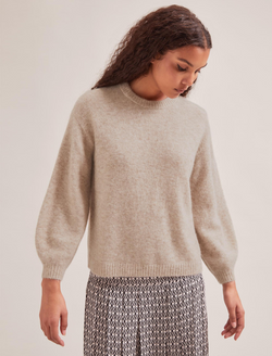 Ryder Alpaca Jumper - Taupe