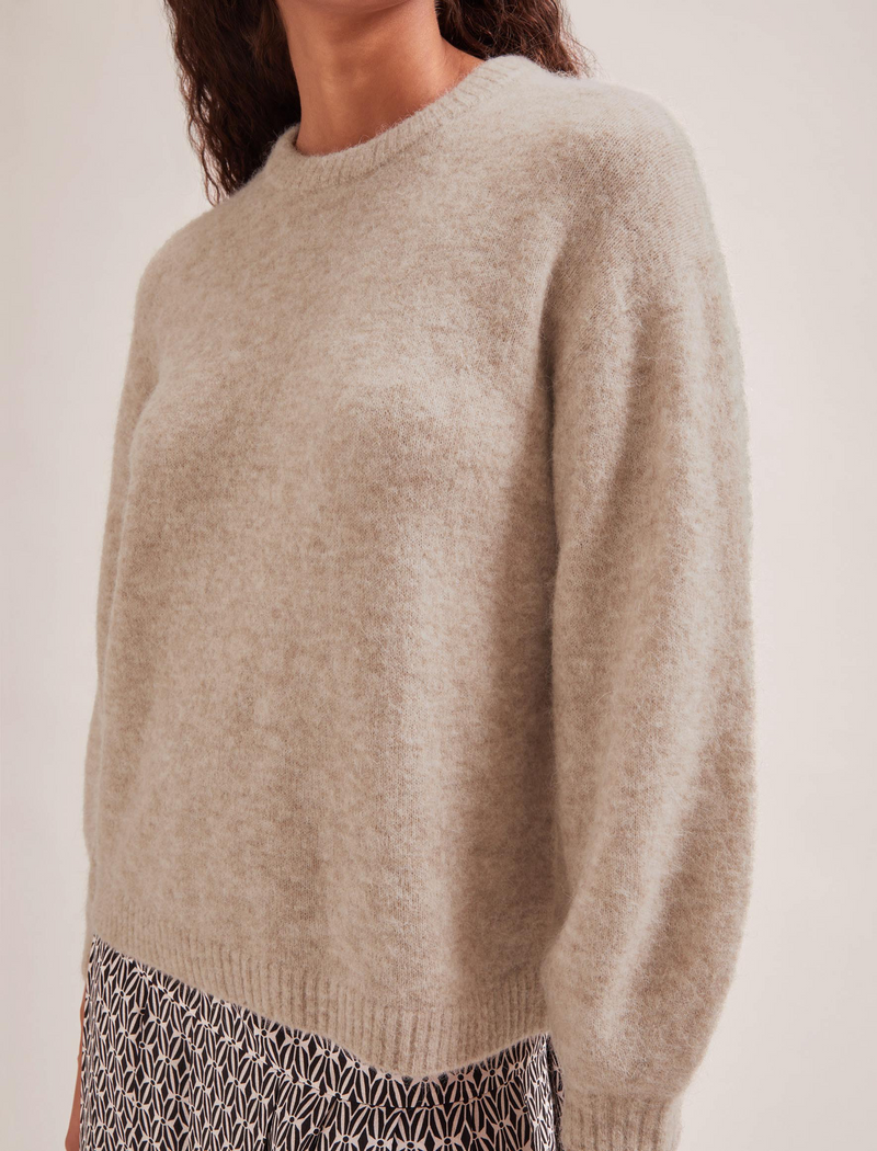 Ryder Alpaca Jumper - Taupe