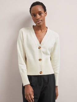 Black and cream cardigan 2025