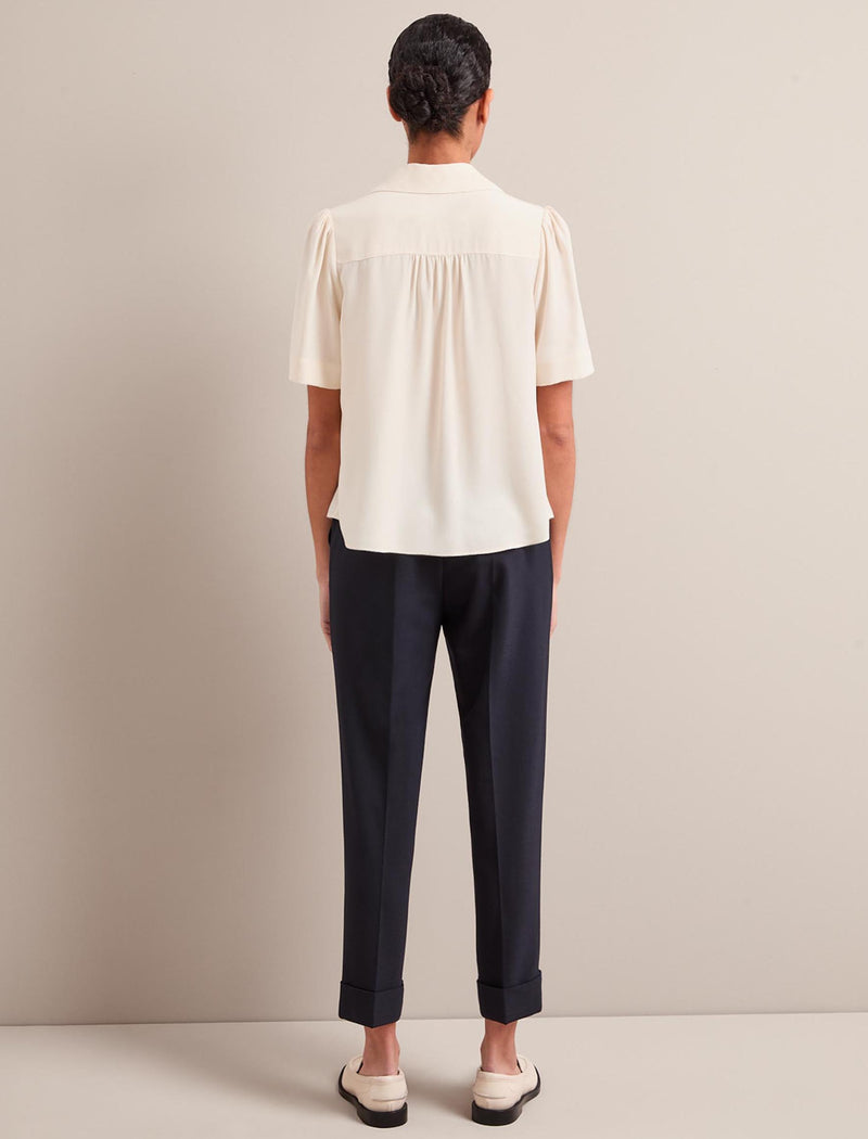 Bronwyn Silk Blouse - Cream
