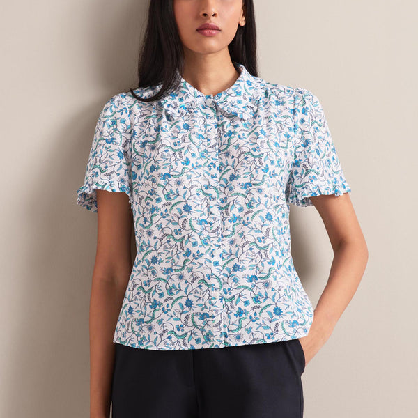 トップス Kitty frill blouse ANDMARY】Kitty frill blouse