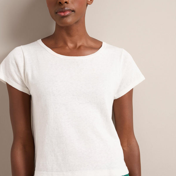 BASIC MADAME-T SMALL 白 Short tweed dress White for Women | Maje