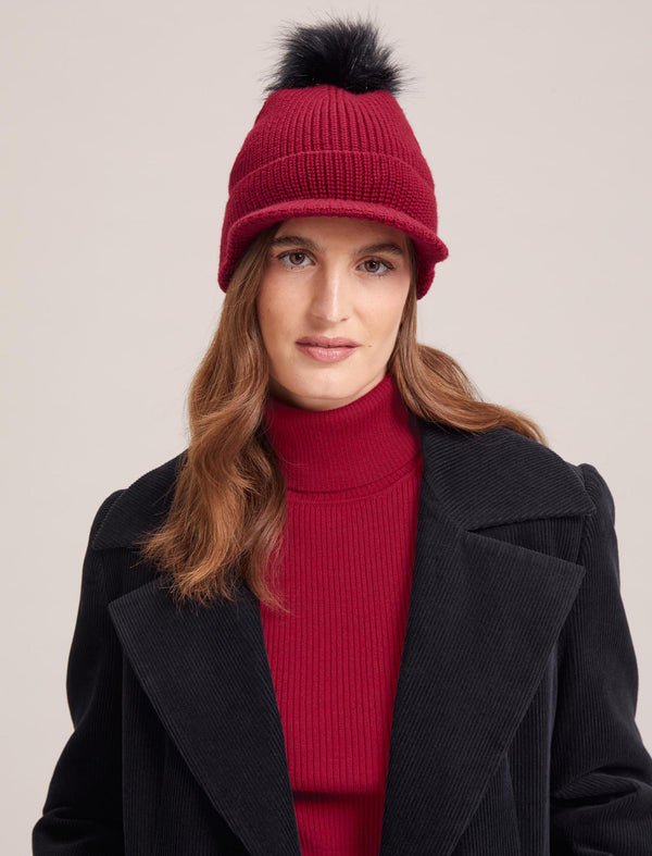 Beata Wool Hat - Red