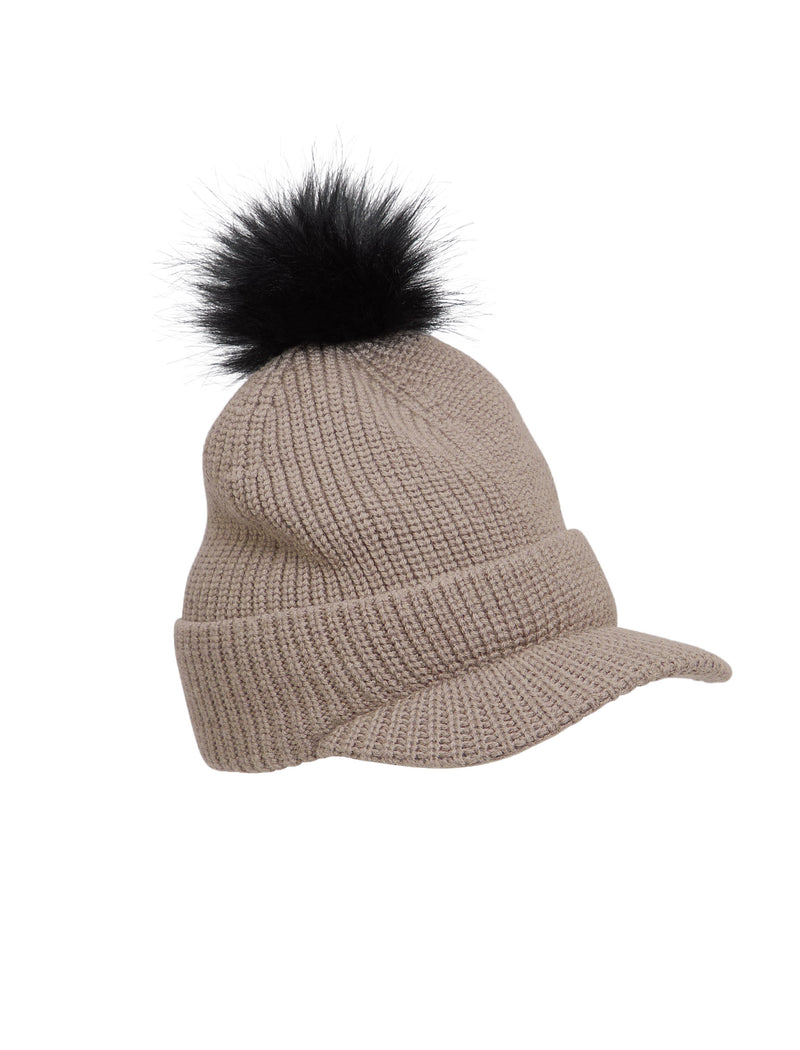 Beata Wool Hat - Taupe