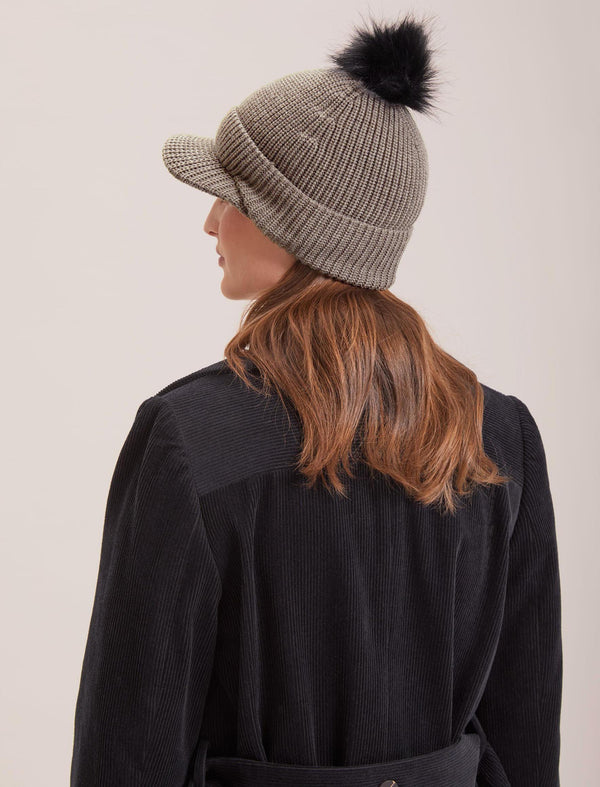 Beata Wool Hat - Taupe