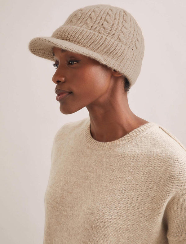 Beata Cashmere Hat - Beige