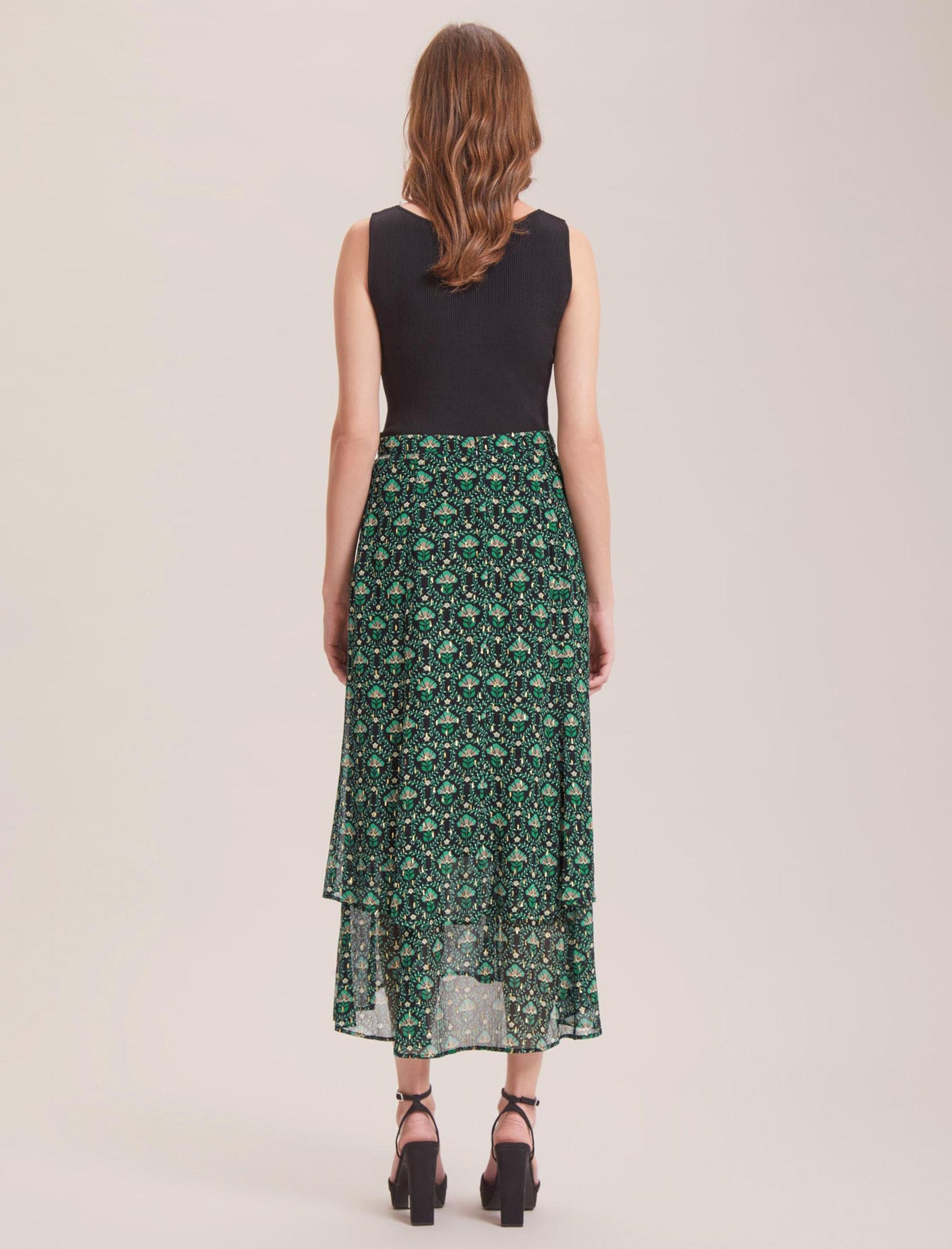 スカート CARTOGRAPHIC PATTERN CUT SKIRT CARTOGRAPHIC PATTERN CUT SKIRT