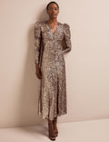 Ophelia Bias Cut Sequin Maxi Dress - Gold