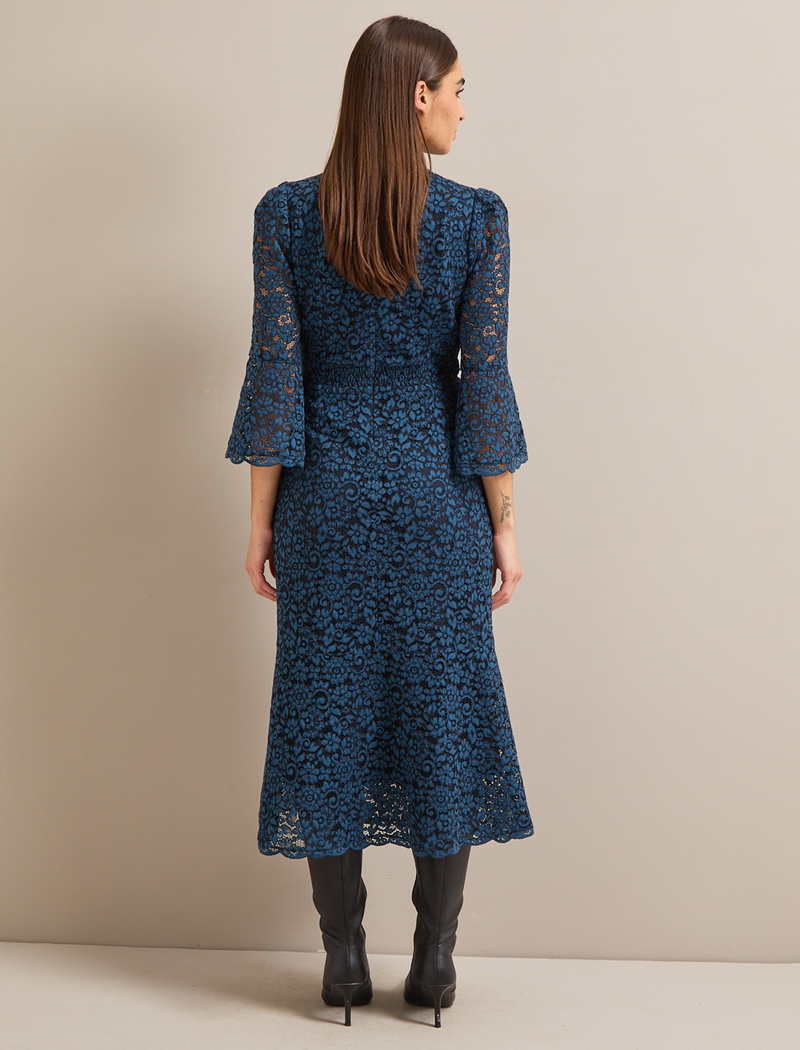 Adeline Lace Maxi Dress - Navy