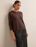 Lainey Cashmere Jumper - Chocolate Brown