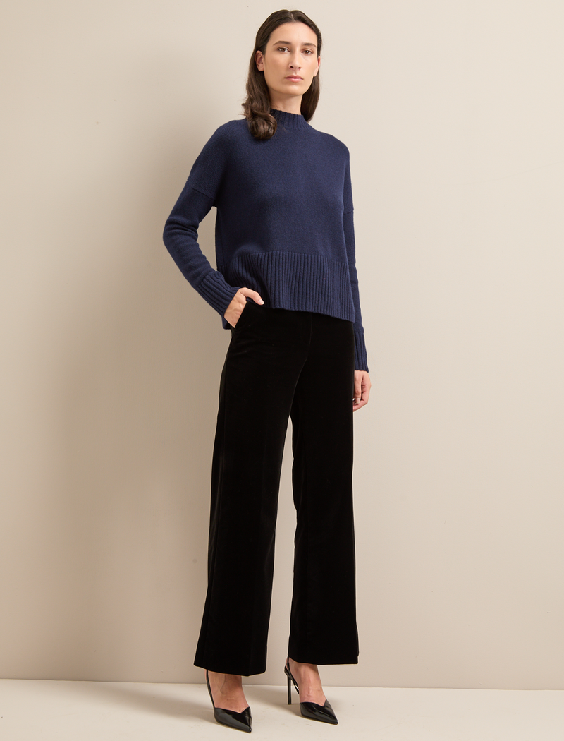 Jasper Cashmere Jumper - Navy