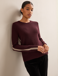 Romi Cashmere Jumper - Dark Burgundy Taupe